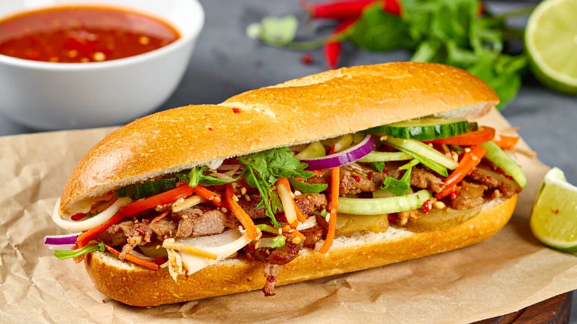 胡志明市越南法棍 Bánh Mì 三明治