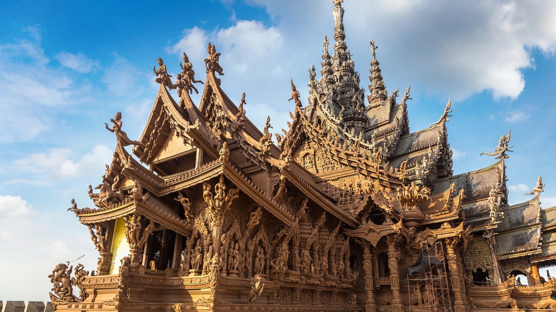 芭達雅真理聖殿 Sanctuary of Truth 木雕建築
