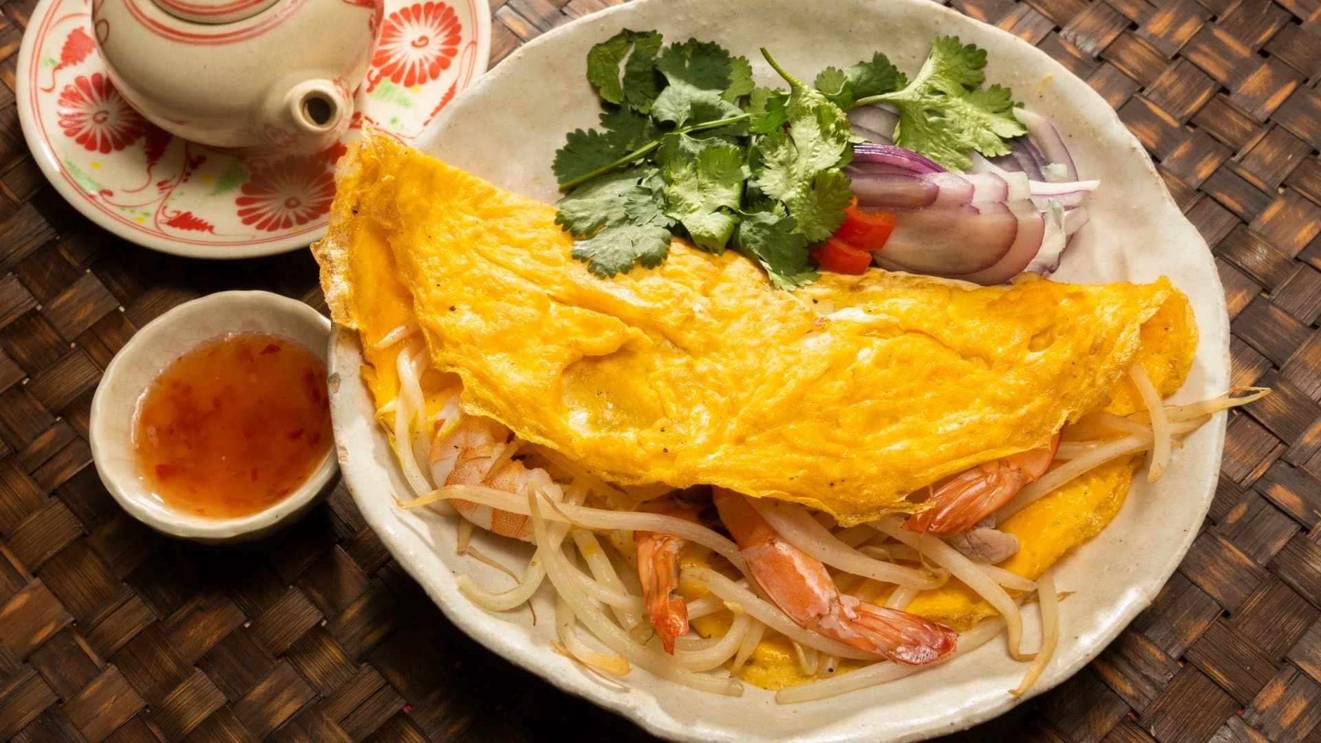 河內涼拌青木瓜蝦餅 Bánh Tôm 西湖名物
