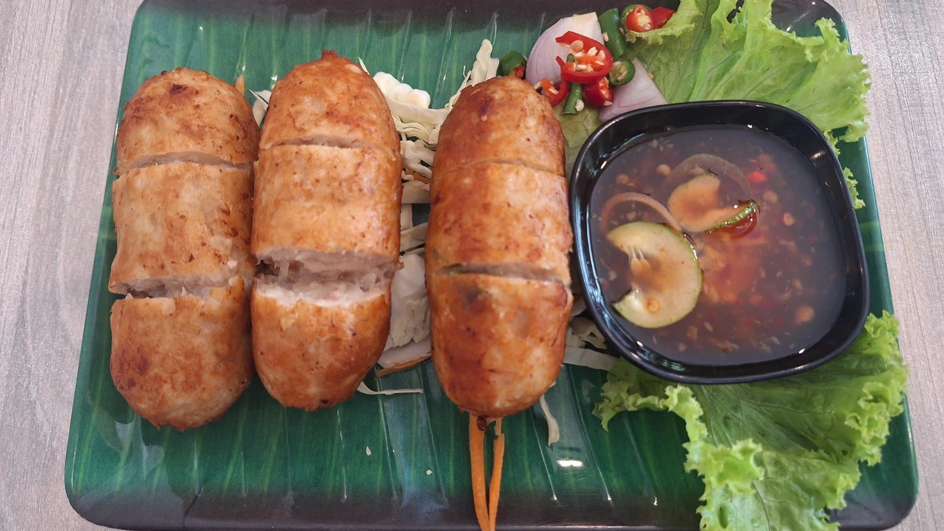 清萊 Sai Ua 泰北香腸夜市美食